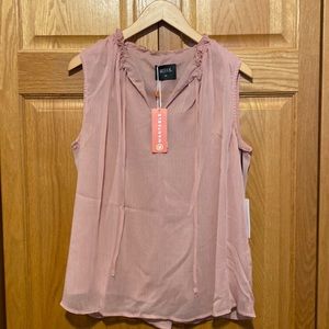 Week& blush colored tank New Wantable size xs